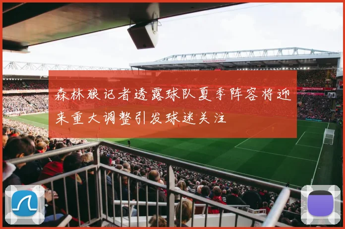 森林狼记者透露球队夏季阵容将迎来重大调整引发球迷关注